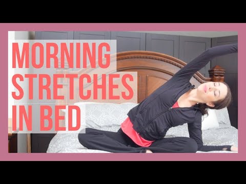 5 min Morning Yoga Stretches in Bed
