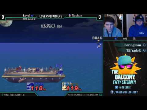 PM @ the Balcony 81 - Losers Quarters ft. Nashun (Mario) VS Loyal (GnW)