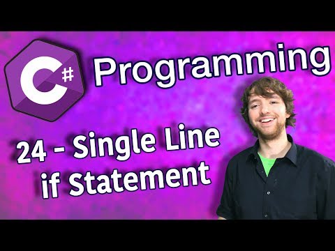 C Programming Tutorial 24 Single Line if Statement