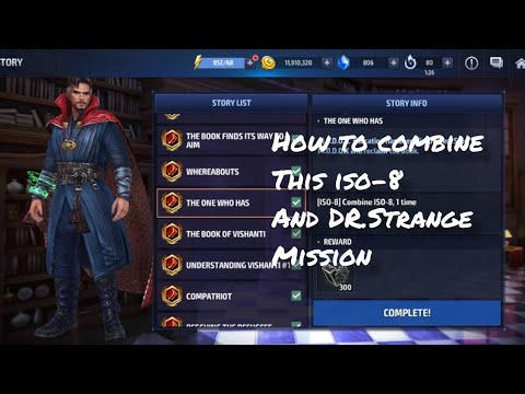 How to combine Iso-8 with the mission DR.Strange100%complete
