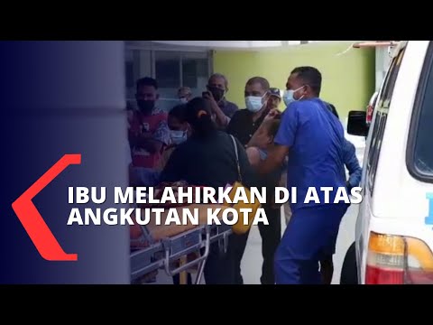 Seorang Ibu di Kota Kupang Melahirkan di Atas Angkot
