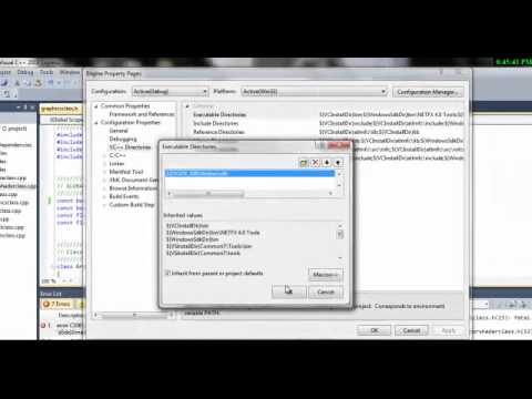 Tutorial1: setting up visual C++ 2010 Express Edition with Directx 11.mp4
