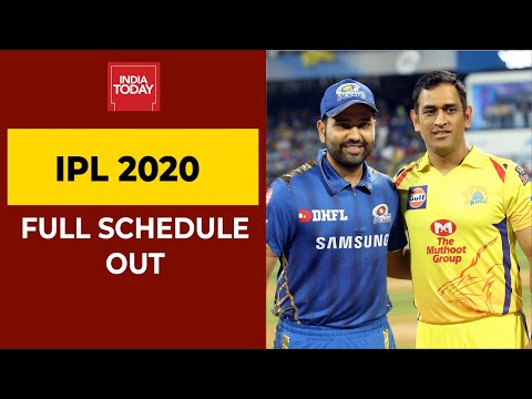 IPL 2020 Schedule Released: Mumbai Indians To Take On Chennai Super Kings In Opener On September 19