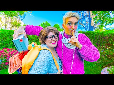UNDERCOVER as MYSTERY NEIGHBOR TWIN to STEAL TOP SECRET SHARE THE LOVE MERCH FILES BACK!!