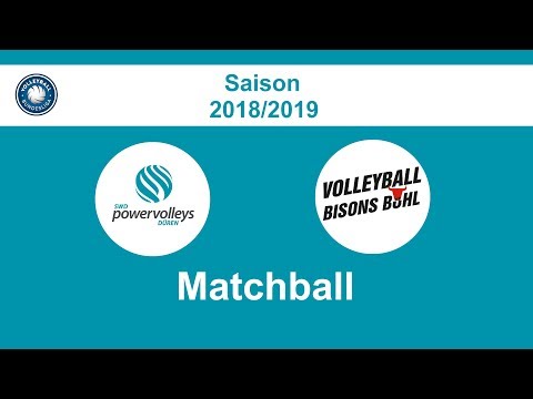 Matchball SWD powervolleys Düren - Bisons Bühl