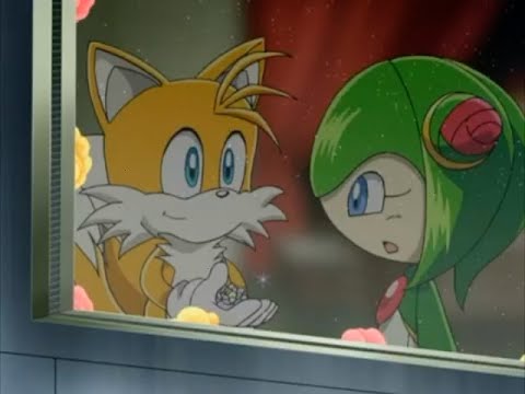 Sonic X Comparison: Tails Gives The Flower To Cosmo (Japanese VS English)