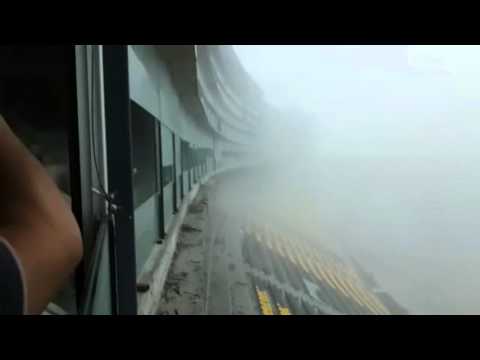 Video: así pasó la turbonada del lunes por el estadio de Peñarol