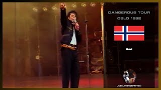 Michael Jackson - Bad - Live Oslo 1992 - HD