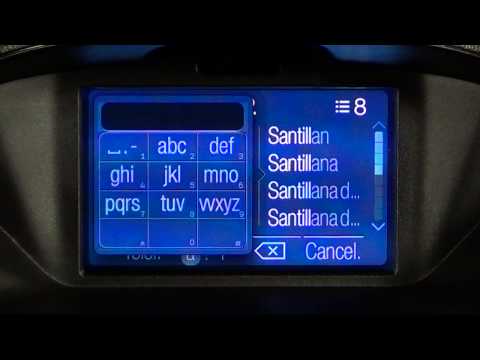 Ford Tourneo Courier. Modelo 2014. Impresiones sistema multimedia Ford SYNC con navegador