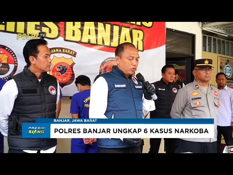 POLRES BANJAR AMANKAN PELAKU NARKOBA
