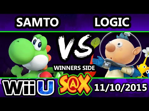 S@X 123 - Samto (Yoshi) Vs. VGBC | Logic (Olimar) SSB4 Tournament - Smash Wii U  - Smash 4