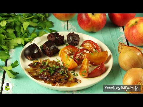 🍎 Boudin noir aux pommes & oignons confits