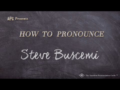 How to Pronounce Steve Buscemi (Real Life Examples!)