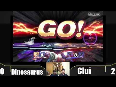 Dinosaurus (ROB) vs Clui (Zero Suit Samus) - WF - Smash 4 NYU Tournament #2