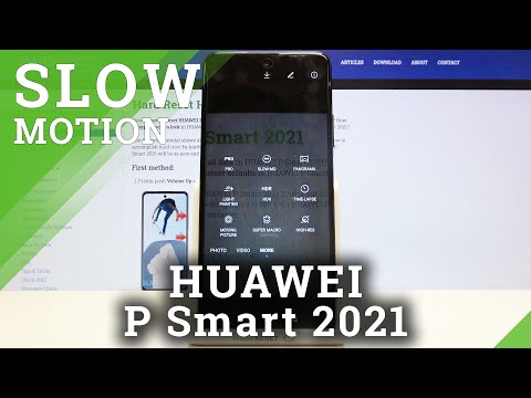 How to Record in Slow Motion on HUAWEI P Smart 2021