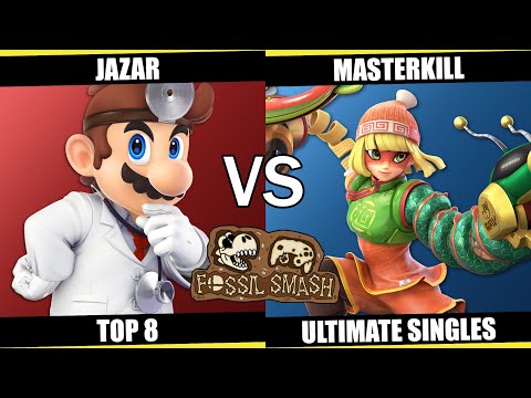 Fossil Smash 2023 Top 8 - Jazar(Dr. Mario) Vs. Masterkill(Min Min) SSBU Ultimate Singles