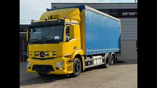 Mercedes-Benz Actros 2543 6x2 - Retarder - Curtainside - Sliding roof - Lift a curtainsider truck | Image 4 - Autoline