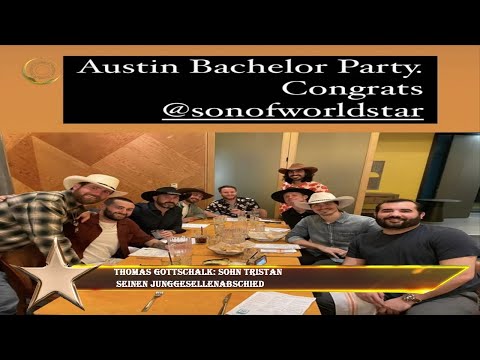 Thomas Gottschalk: Sohn Tristan  seinen Junggesellenabschied