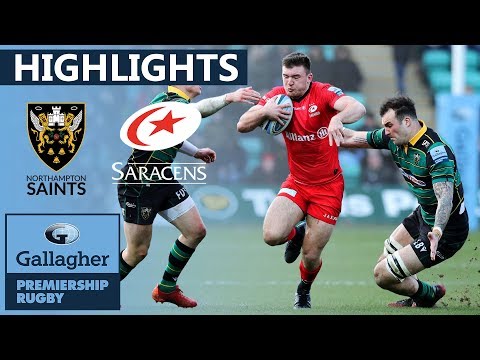 Northampton Saints v Saracens | Early Scare Ends In Comeback Victory | Gallagher Premiership