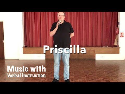 ABSOLUTE BEGINNER LINE DANCE LESSON 41 - Priscilla - Part 2 - Music with verbal instruction