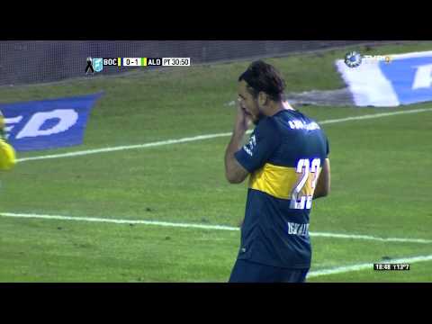 Penal errado por Osvaldo. Boca 0 - Aldosivi 1 | Primera División 2015 - Fecha 13