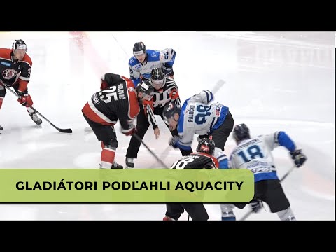 Gladiátori podľahli Aquacity