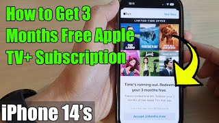 iPhone 14/14 Pro Max: How to Get 3 Months Free Apple TV+ Subscription