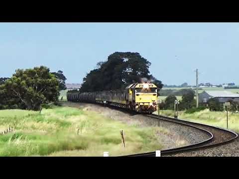 Freight trains in Victoria Australia