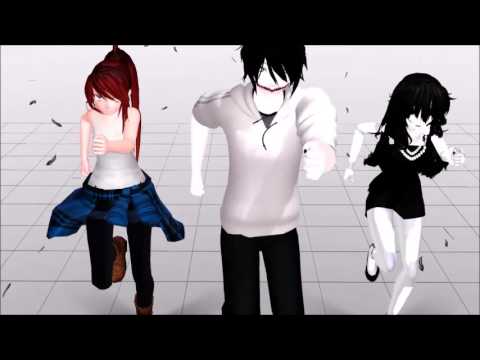 MMD - Temperature {Jeff The Killer, Jane the Killer, Homicidal Amber}