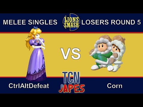 TCNJapes 2 SSBM Singles - CtrlAltDefeat (Peach) vs. Corn (Ice Climbers/Sheik) - Losers Round 5