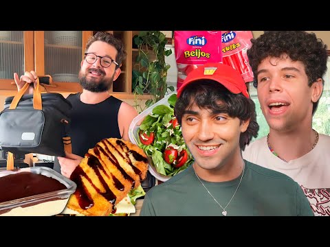 montando a lancheira do meu marido pra trabalhar presencial