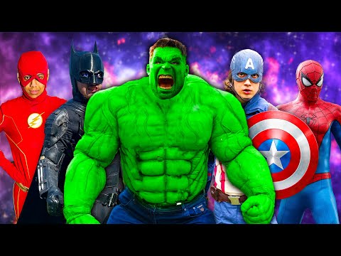 Superheroes VS Super Villains! (With Hulk, SpiderMan, Deadpool and Wolverine!)