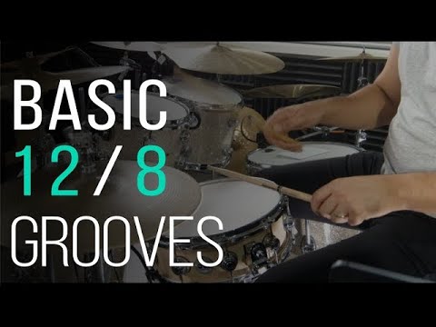 Basic 12/8 Grooves | Drum Beats - Drum Lessons
