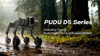 Introducing PUDU D5 Series: 𝐈𝐧𝐝𝐮𝐬𝐭𝐫𝐲-𝐆𝐫𝐚𝐝𝐞 𝐀𝐮𝐭𝐨𝐧𝐨𝐦𝐨𝐮𝐬 𝐐𝐮𝐚𝐝𝐫𝐮𝐩𝐞𝐝 𝐑𝐨𝐛𝐨𝐭