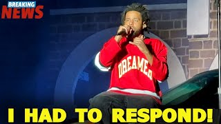 J COLE REGRETS DISSING KENDRICK LAMAR, REFUSES To PERFORM 7 MINUTE DRILL @ Dreamville Fest 2024