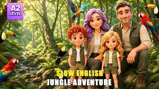 Jungle Adventure | English Listening Practice for Beginners (A2 Level)