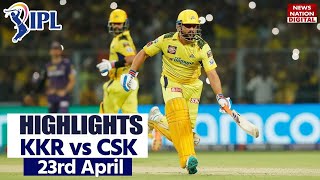 CSK vs KKR Match Highlights: Today IPL Match Highlights | IPL 2023 | Chennai vs Kolkata
