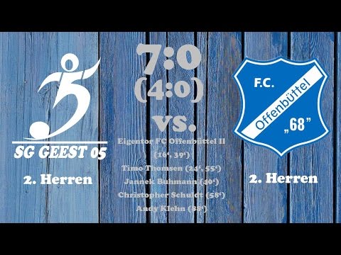 Highlights SG Geest 05 II vs. FC Offenbüttel II - 26.03.2017