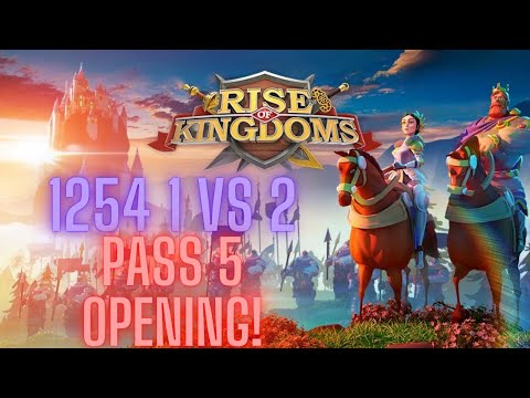1254 Pass 5 Opening VS. 2 IMPERIUM KINGDOMS 🔴LIVE!🔥 Rise of Kingdoms!