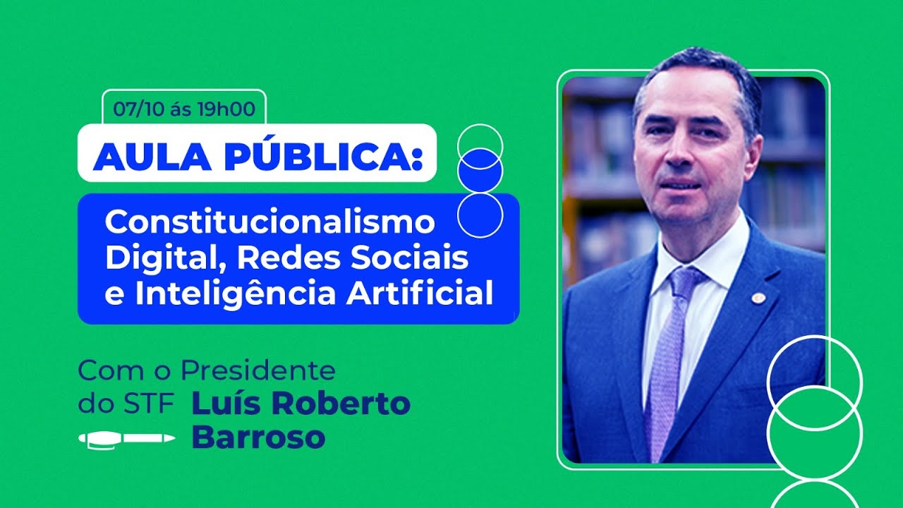 Aula Pública: Constitucionalismo Digital, Redes Sociais e Inteligência Artificial