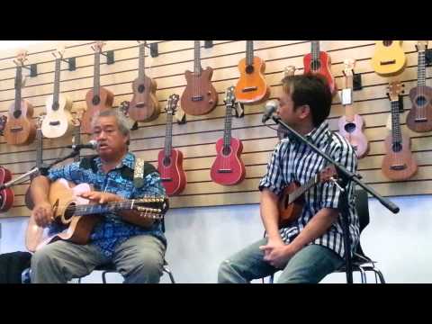 Daniel Ho & Uncle George Kahumoku, Jr. playing and talking story