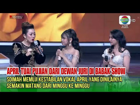 JUDGES' COMMENTS FOR APRIL CIREBON - THEY SAID THEY WERE VERY SATISFIED WITH APRIL'S PERFORMANCE