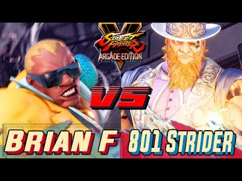 SFV AE 💥 Brian F (Balrog) VS  801 Strider (G) 🔥FIRST TO 3🔥