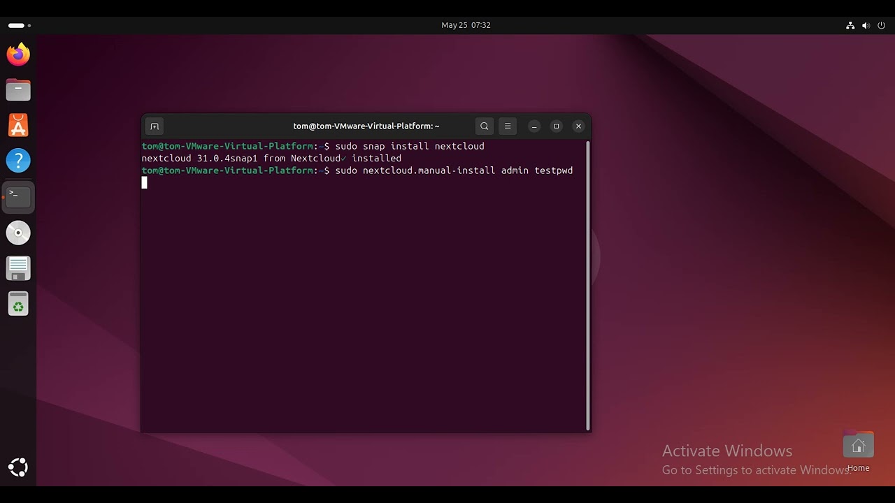 Fast install Nextcloud (Snap)