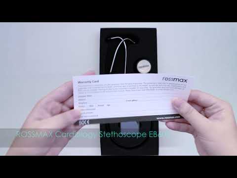 Kraujospūdžio matuoklis Rossmax Cardiology Stethoscope EB600 (NEW) video
