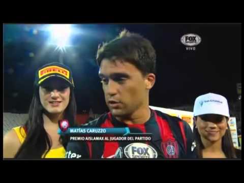 Matias Caruzzo en Fox Sports el dia del debut