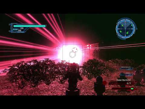 EDF Earth Defense Force 5 DLC 2 M 2 Engage Aliens 4 - Roombas & Lasers - Air Raider Inferno
