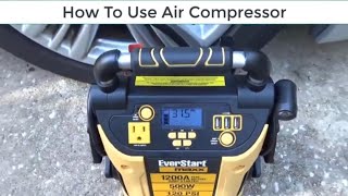 How To Use The Air Compressor On Your EverStart Power Station