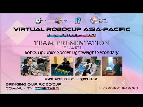 R20.5.14 - Russia Region - TEAM: Aurum - Finalist Presentation - RCJ Soccer Lightweight Secondary