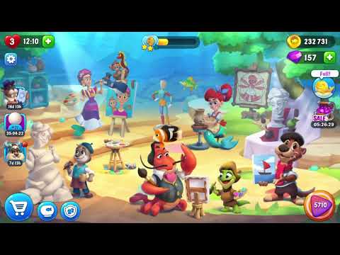 🎯 Fishdom 5710 Challenge Level - 17 moves + 💥💥🧨💣